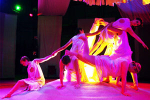 Luther students performing in a dance recital