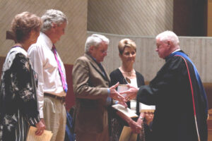 Spirit of Luther Award winners receiving their awards