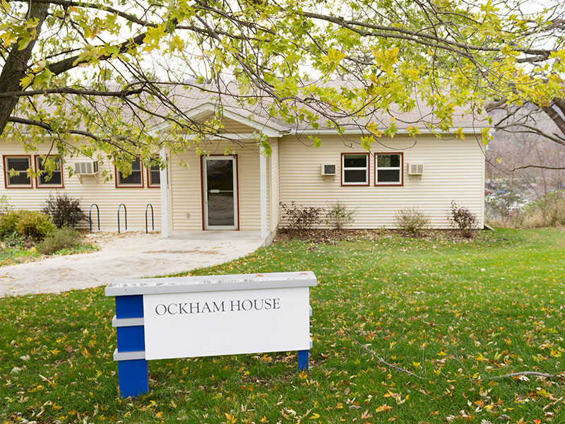 Exterior of Ockham House on the Luther College campus