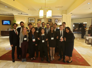 Image of LCUMN attending a Model United Nations event