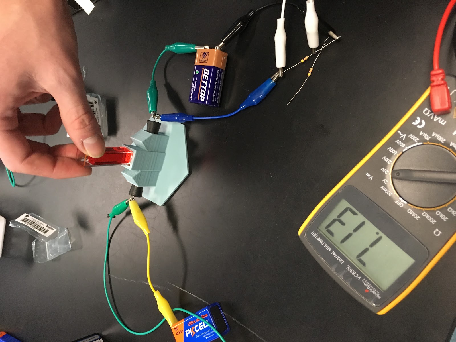 3D modeled and printed laboratory equipment.