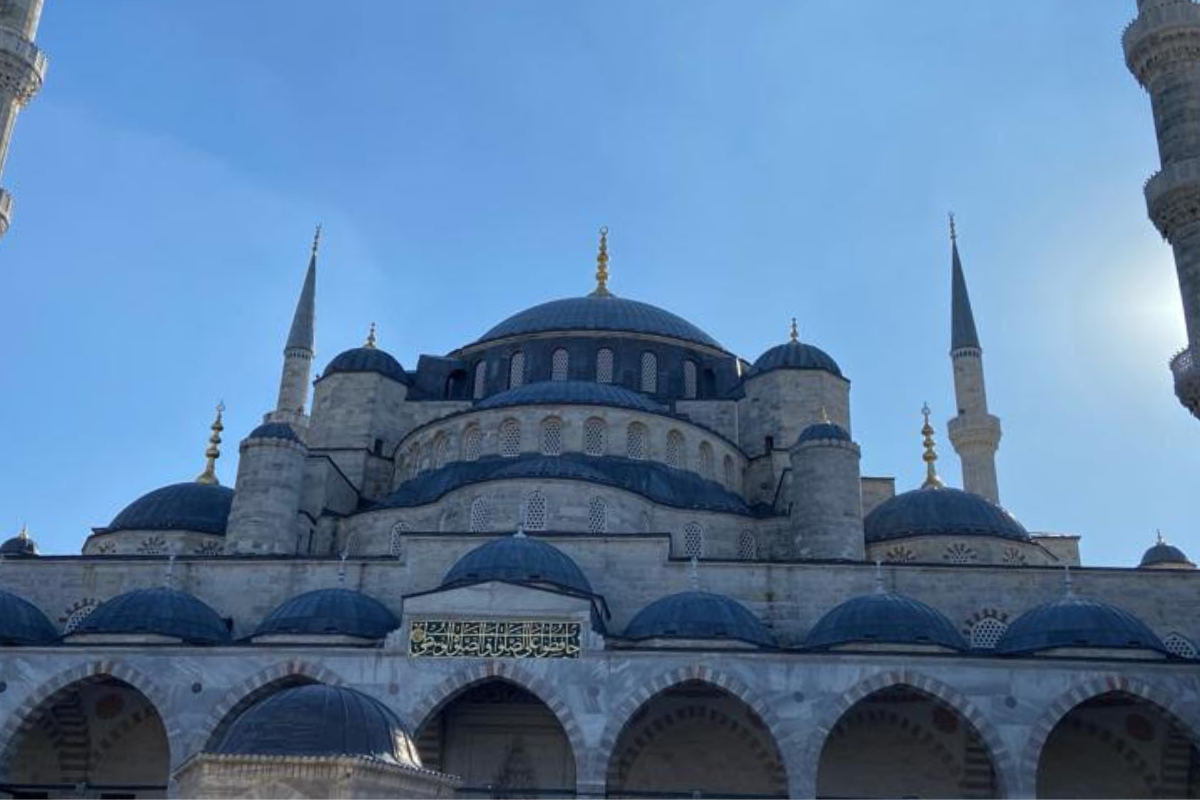 Picture of the Sultan Ahmed Mosque in Turkey