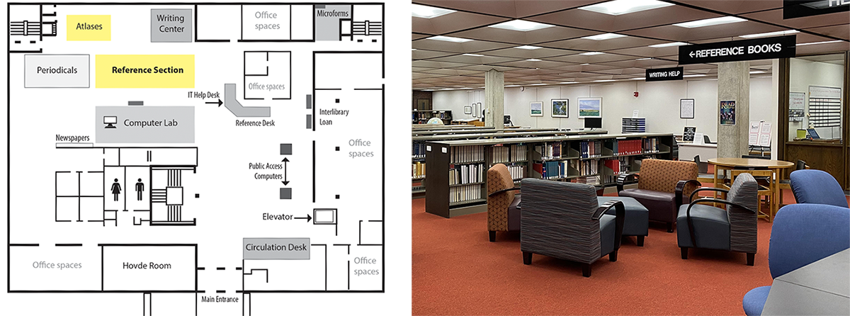 Preus Library Reference Area