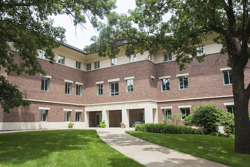 Exterior of Olin Hall on the Luther College campus