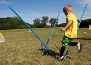Picture taken during soccer mini camp
