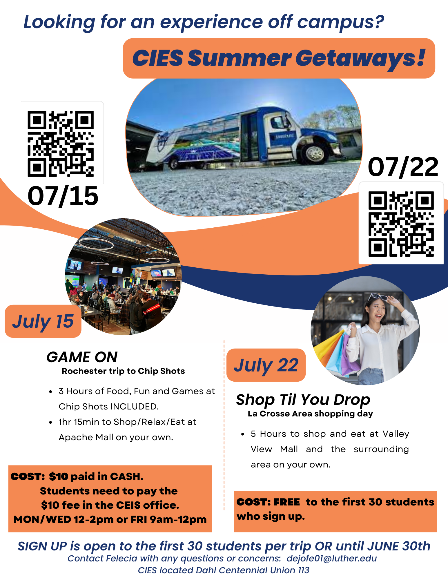 CIES Summer Getaway Luther College