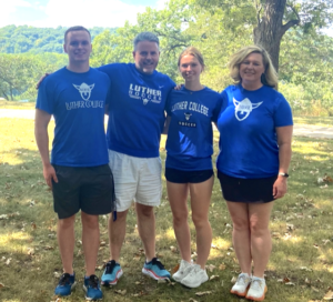 The Anderson Family in Luther t-shirts
