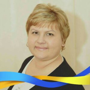 Image of Ukrainian educator and current refugee Liudmyla Skorlupina