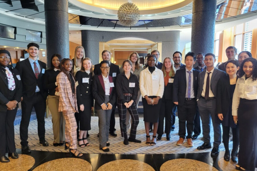Picture taken during recent Model UN meet