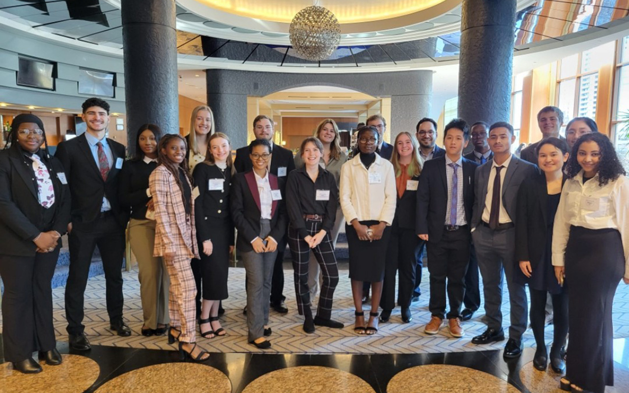 Picture taken during recent Model UN meet