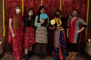 Dashain Festival group portrait
