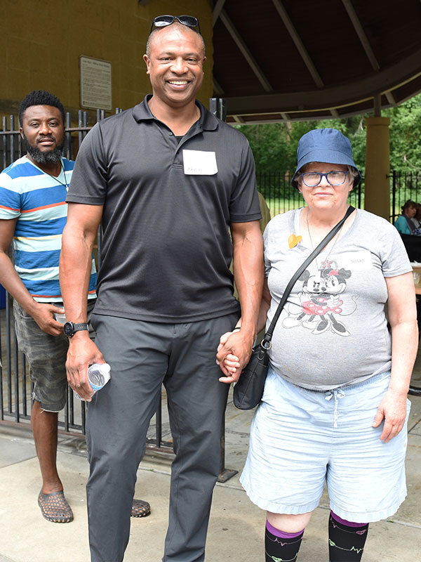 Kevin Pleasant attends lots of Living Well function residents