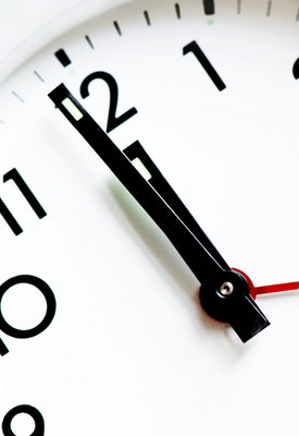 close up of clock
