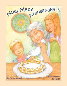 Book cover for How Many Kransekaker by Carol Hagen