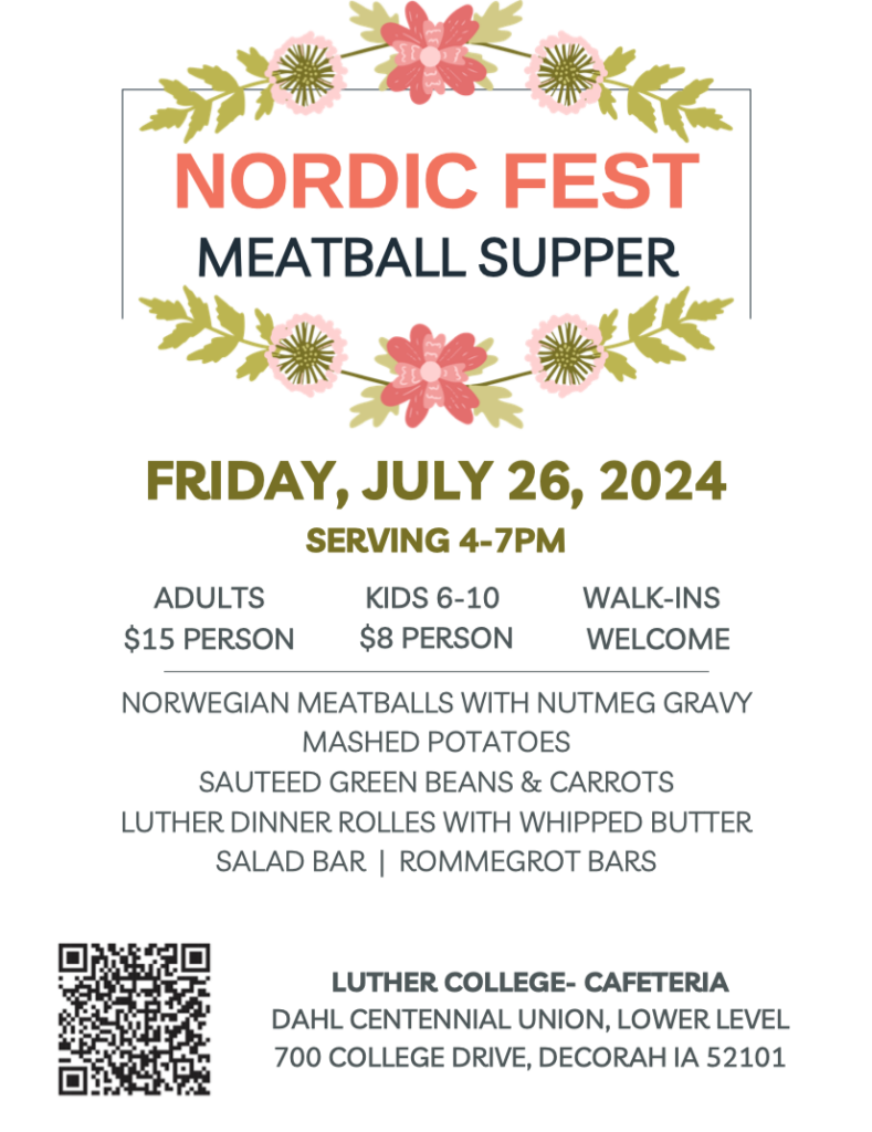 Meatball supper poster