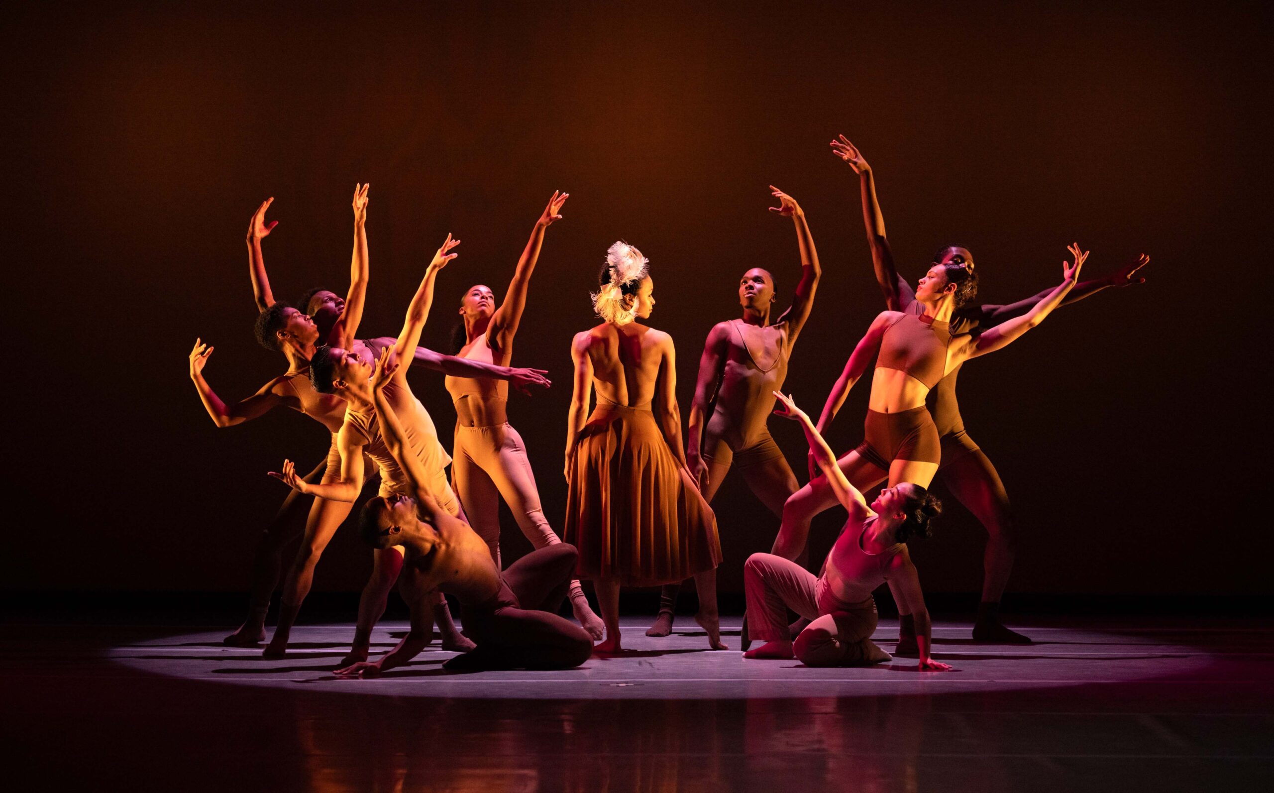 Ailey II dancers on stage