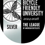Silver seal for Bicycle Friendly University