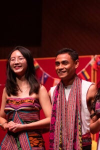 smiling college students