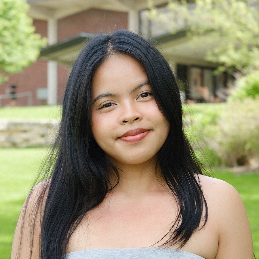 Head shot of Chanya standing outside