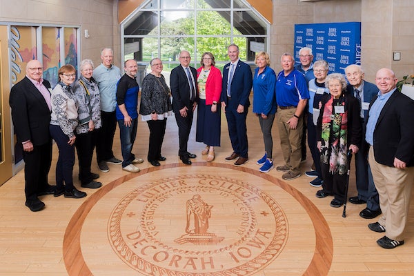Photo of new members of Heritage Club (2025). Photo taken at the 2026 Donor Recognition and Appreciation event on May 9th, 2026.