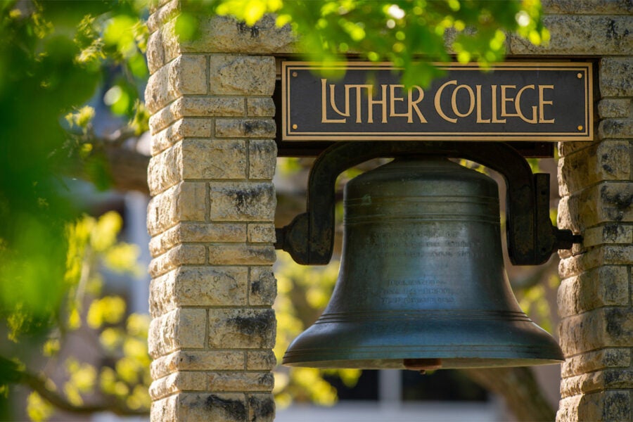 close-up photo of the Luther Bell on a spring morning