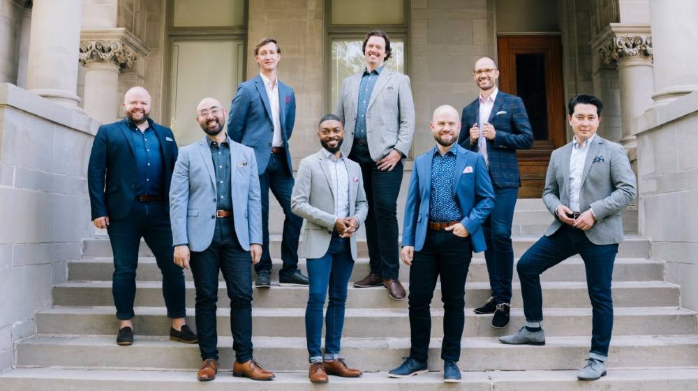 Participants of the a cappella ensemble Cantus.