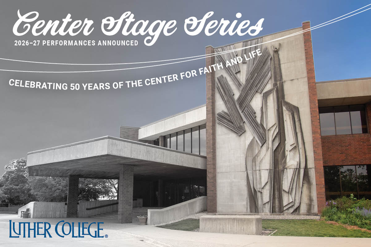 graphic to celebrate 50 years of the Center for Faith and Life